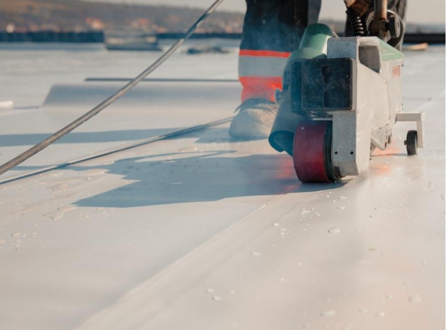 Waterproofing and insulation for pvc roofing