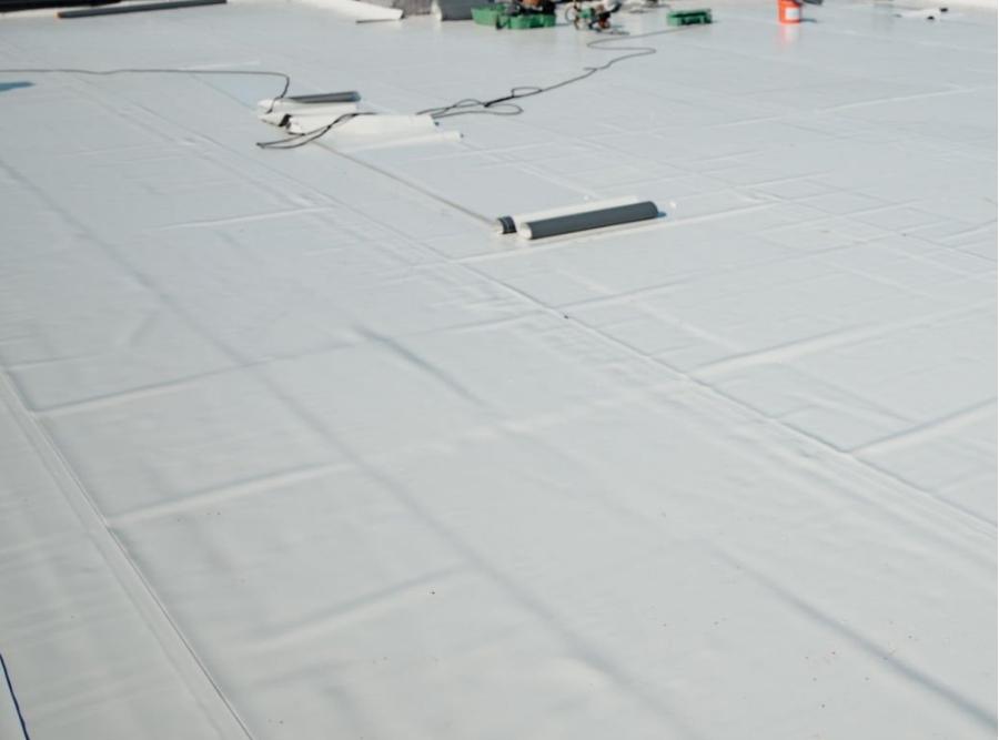 tpo flat roof for commercial building